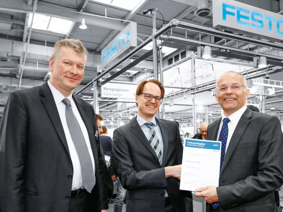 A Festo ismét a Bosch preferált beszállítója