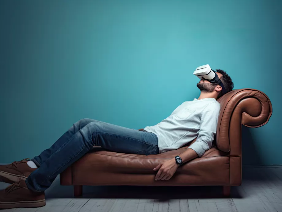 Terápia VR-szemüvegben