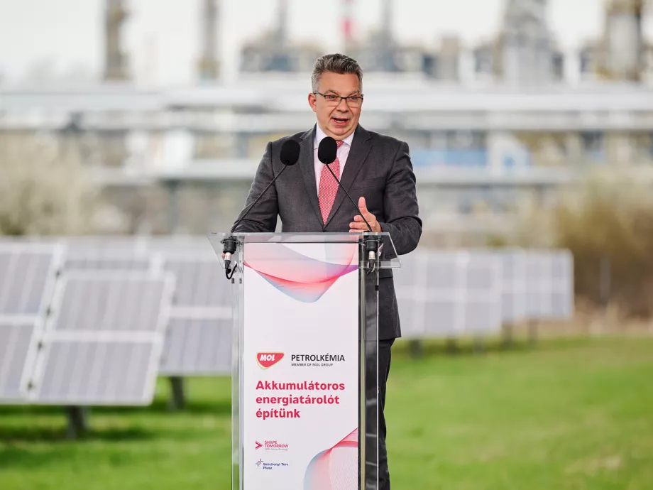 Akkumulátoros Energiatárolót épít a MOL Petrolkémia