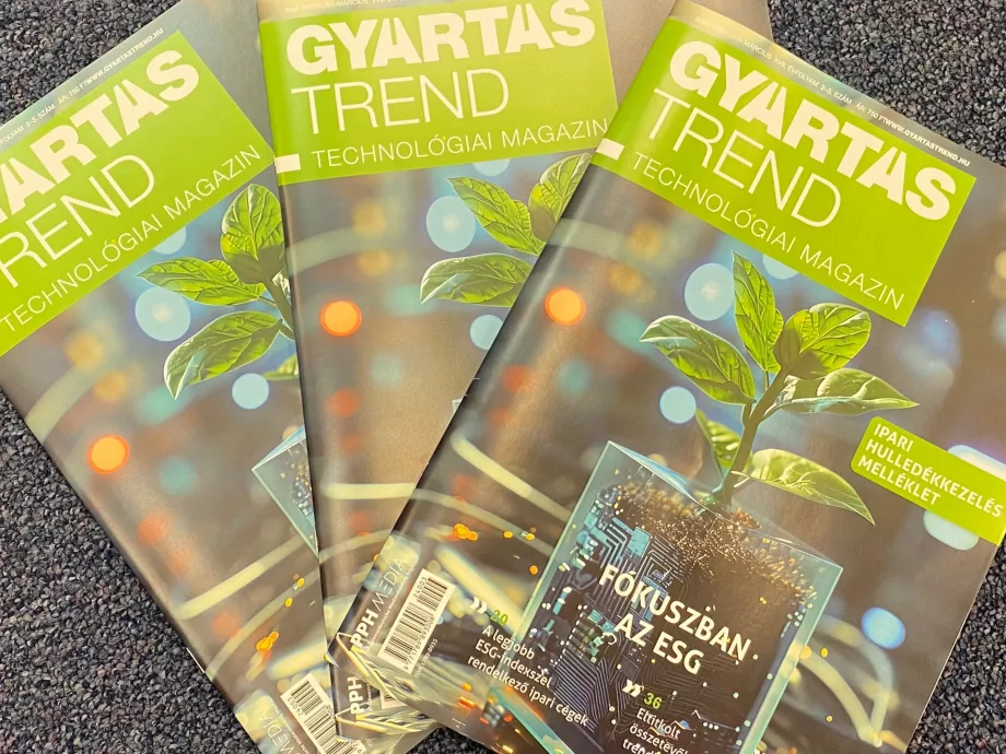 ESG és hulladékkezelés a GyártásTrend magazin márciusi számában