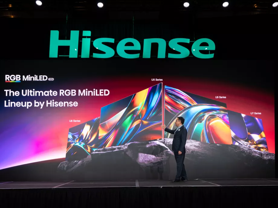 CES 2026: a Hisense új korszakot nyit az RGB MiniLED kijelzők terén