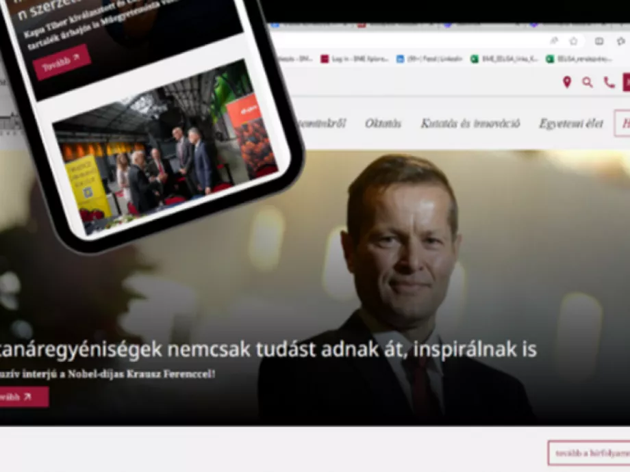 Műegyetemi csapat alkotta újra a BME weboldalát