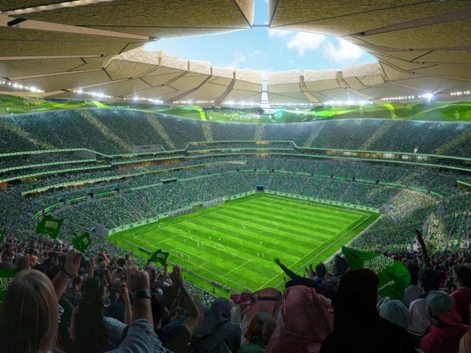 Ilyen lesz a világ legnagyobb stadionja