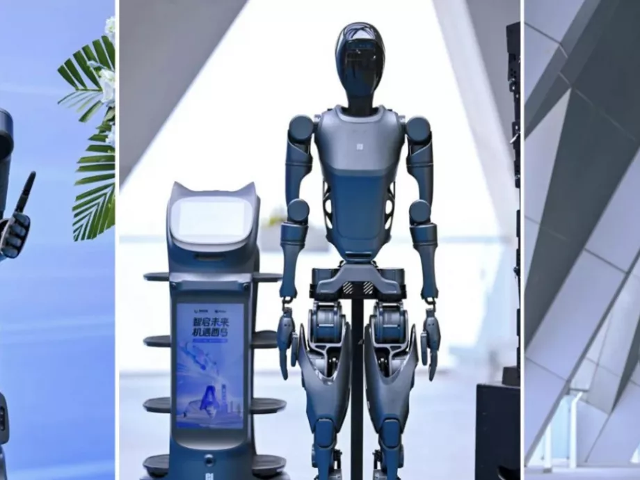 Szállodaüzemeltető robotok Kínából