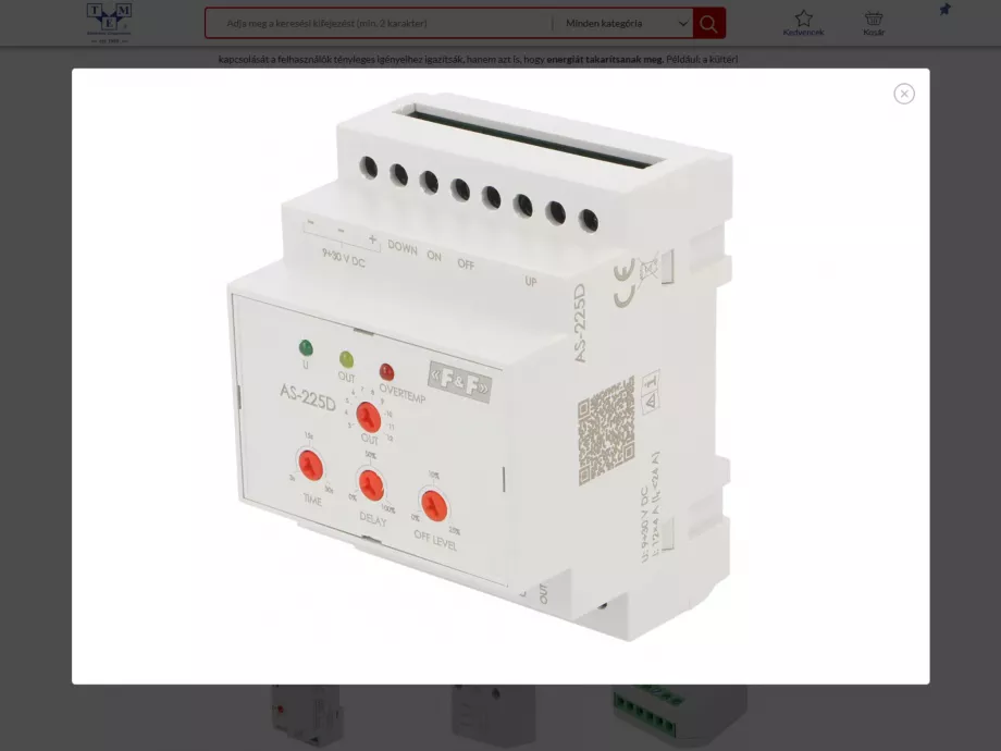 F&F Intelligens alkatrészek elektromos berendezésekhez